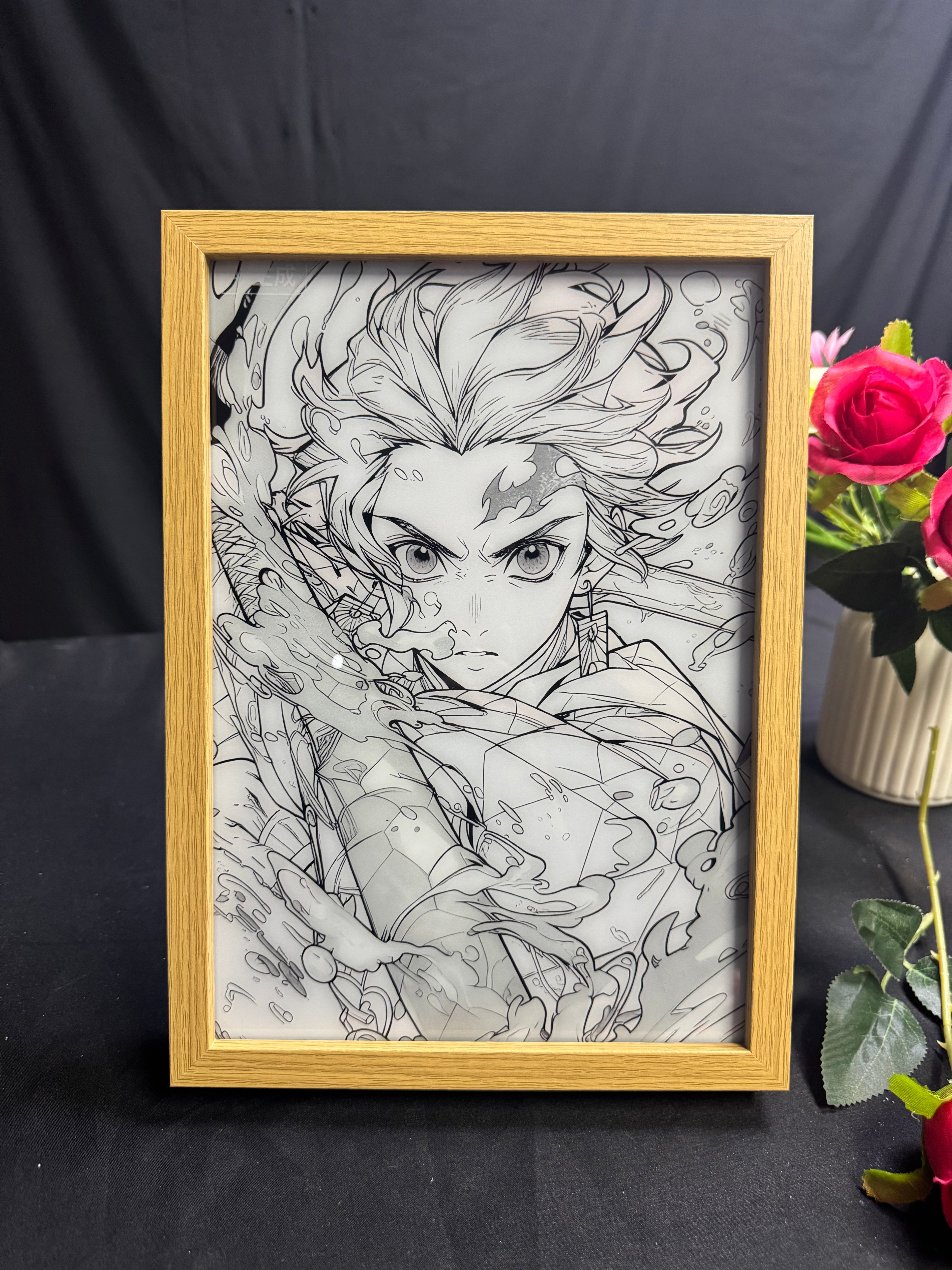 Exclusive Custom! Goku Cool Change + Frame Light - Visual Strike!